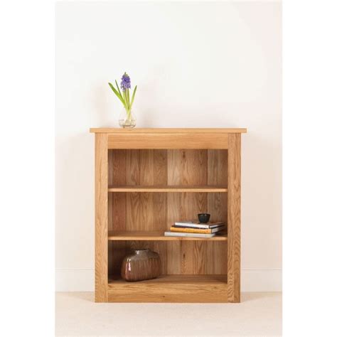 Quercus Solid Oak Bookcase 42 38 12 Con Tempo Furniture