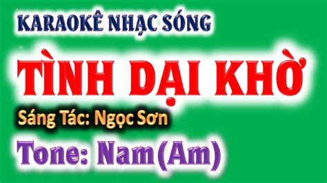 Karaoke T Nh D I Kh Tone Nam Am Ghita Ho Ng Chung St Ng C