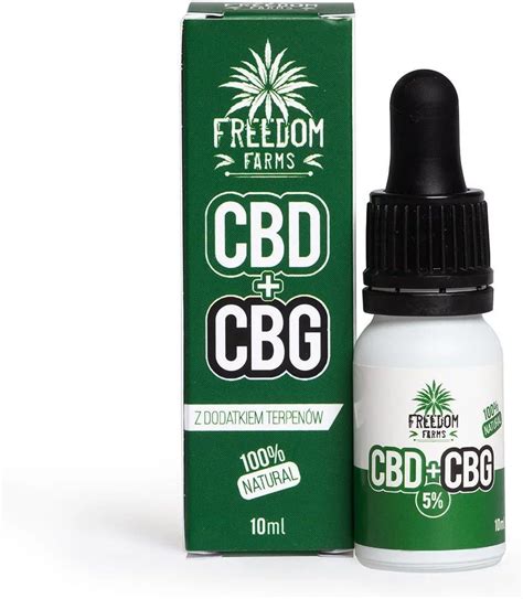 Preparat Medycyny Naturalnej Olejek Konopny Cbd Cbg 5 Freedom Farms