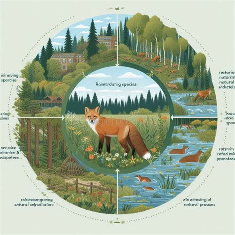 Protecting Natural Habitats, Preserving Stock Illustration ...