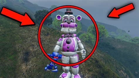 Play As Funtime Freddy In Grand Theft Auto 5 Gta 5 Mods Fnaf Funny