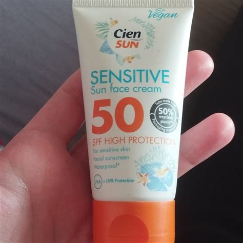 Cien Sensitive Sun face cream Reviews | abillion