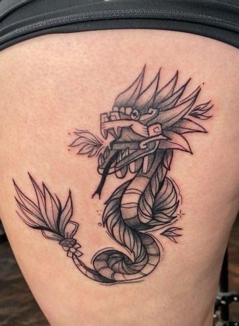 Quetzalcoatl Tattoo Done By Connor At Highline Tattoo In Clearfield Ut