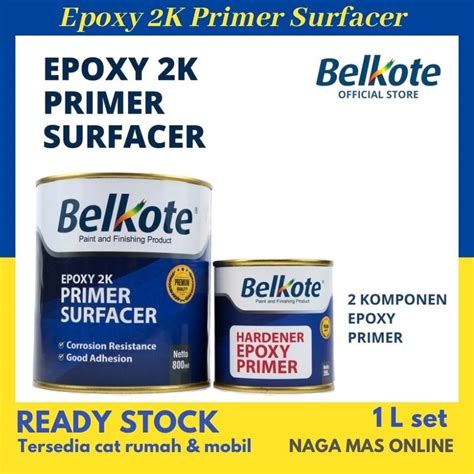 Jual Belkote Epoxy K Primer Surfacer Ltr Grey Epoxy Primer Surfacer