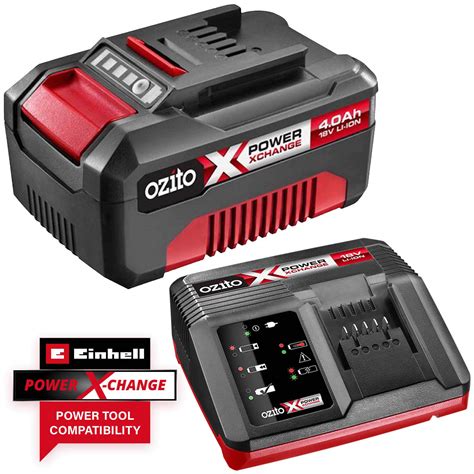 Ozito Genuine V Cordless Power X Change Li Ion Battery Ah And Fast