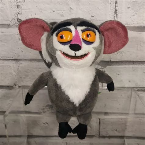 MADAGASCAR MAURICE THE Lemur 7" Soft Toy Plush Vintage 2004 Dreamworks ...