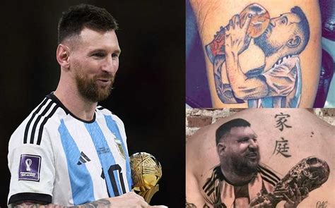 Messi Y Los Peores Tatuajes Por El Título Del Mundial De Argentina