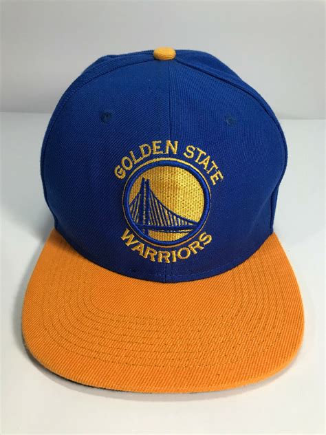 Golden State Warriors Mitchell And Ness Snapback Cap Hat Nba Hardwood