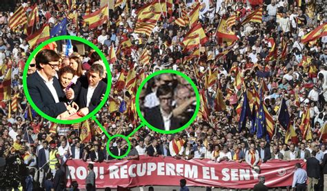 Cuando Salva Illa PSOE se manifestaba con miles de banderas españolas