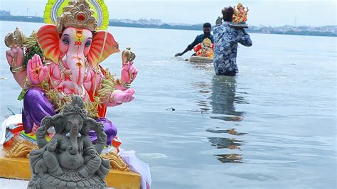 Ganesh Visarjan 2021 Ganesh Nimajjanam In Tank Bund Hyderabad