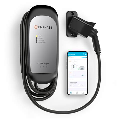 Enphase Smart Level 2 Ev Charger With Wi Fi Safety Certified 32 Amp 240v Hardwired Indoor