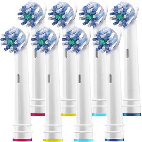 Replacement Brush Heads For Oral B Pack Of 8 Cross