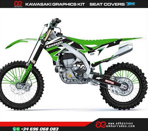 Kit D Co Moto Kawasaki Kxf Adhesivosembarrados