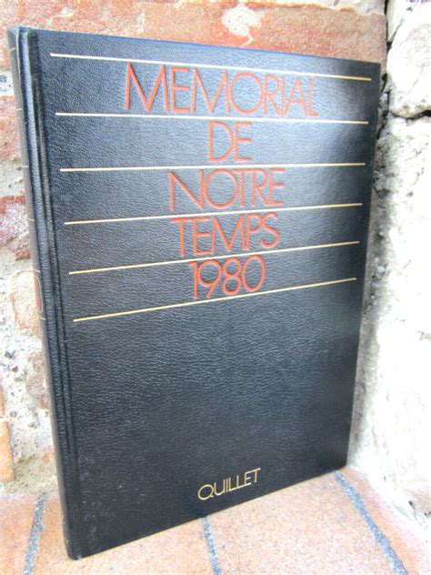 Mémorial de notre temps année 1980 éd Hachette Quillet 1984 eBay