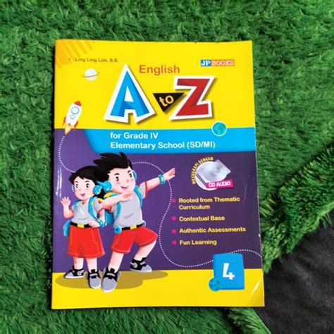 Jual Original Buku Bahasa Inggris Sd English A To Z Basic English Kelas