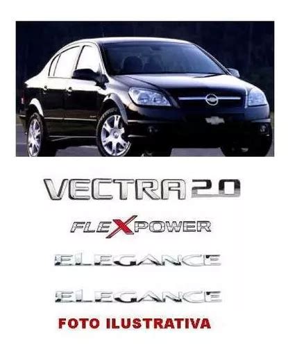 Kit Emblemas Vectra 2 0 Elegance Flexpower Parcelamento Sem Juros