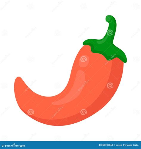 Chili Pepper Sign Emoji Icon Illustration. Spicy Hot Vector Symbol ...