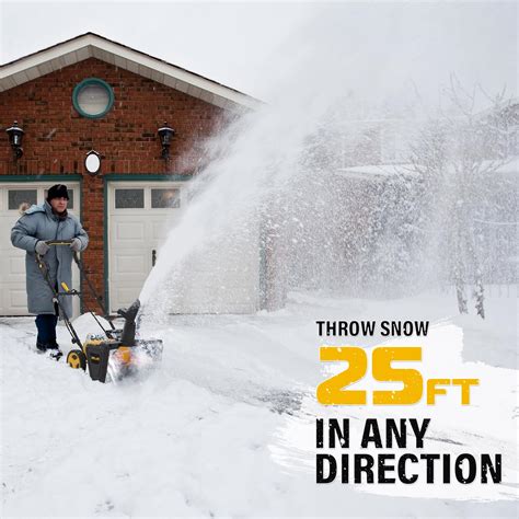 Snapklik.com : ZEGJAW 40V 20-Inch Snow Blower Cordless, Electric Snow