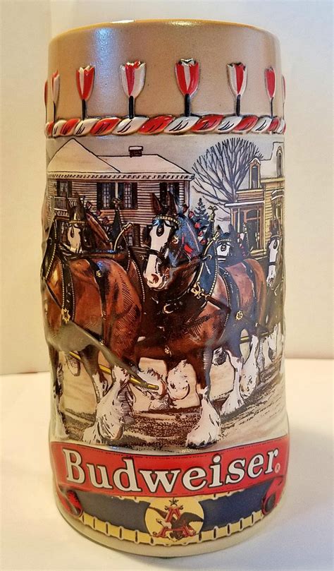 Buy Budweiser Holiday Steins Collectible Holiday Stein Series Year