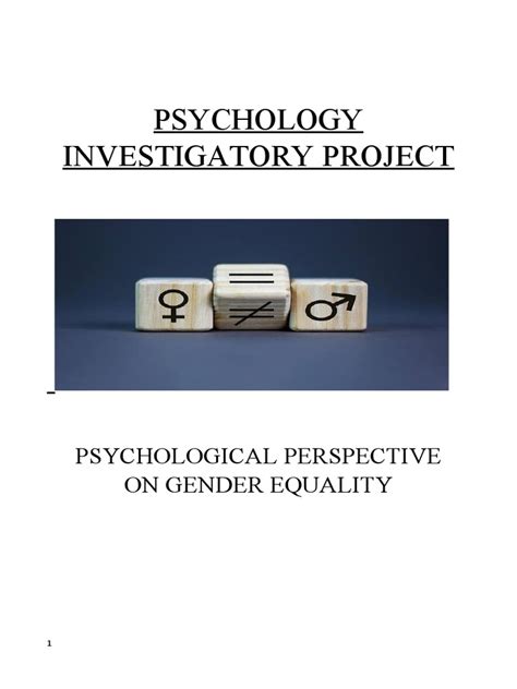 Psychology Investigatory Project Pdf