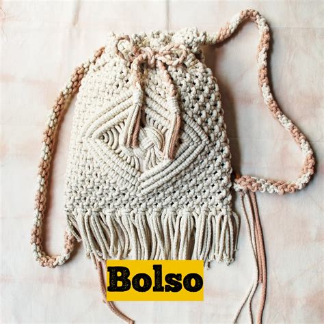 Macramé bolsos Mejores tutoriales en vídeo y tienda