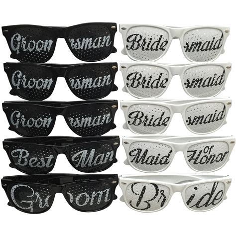 Bridal Party Wedding Party Sunglasses Set Of 10