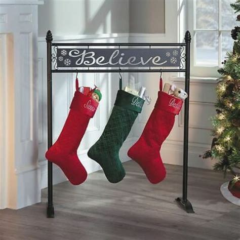 Heavy Duty Freestanding Christmas Stocking Holder Stand Zincera