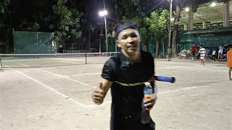 Tennis Derby Lapaloma Nanding Vs Elmer Maasin YouTube