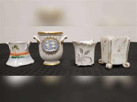 Porcelain And Glass Toothpick Holders Northern Kentucky Auction Llc