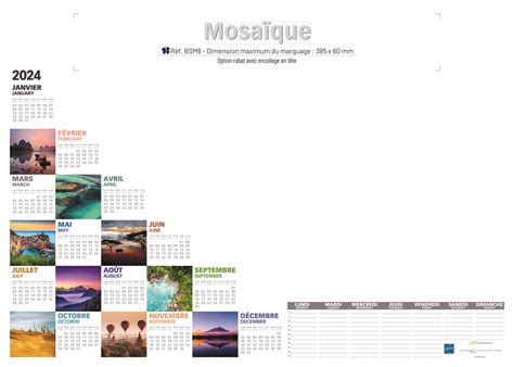 Calendriers Personnalis S Calendriers Sous Mains Calendrier Sefam