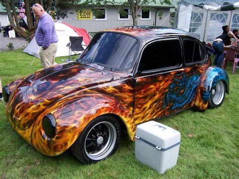 Amazing Flame Job Vw Beetles Vw Beetle Classic Vw Super Beetle