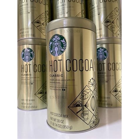 Hộp g ĐỌC KỸ MÔ TẢ Bột cacao Hot Cocoa Classic Starbucks của Mỹ Shopee Việt Nam