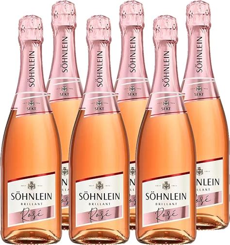 Söhnlein Brillant Rosé Sekt Trocken 6 x 0 75 l Amazon de