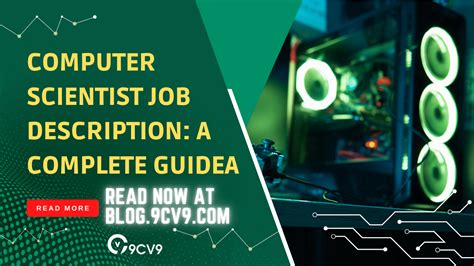 Computer Scientist Job Description A Complete Guide