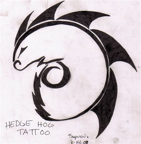 hedgehog tattoo by EvilLime on DeviantArt