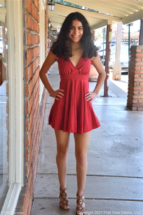 Charming Babe Paola Teases In A Sexy Dress Flashes A Pantyless Upskirt Coedcherry