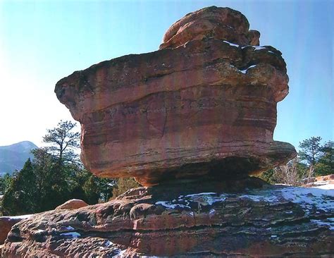 Free Garden Of The Gods Balanced Rock Stock Photo