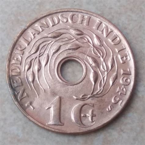 Jual A2422 Koin Kuno 1 Cent Jaman Belanda Tahun 1945 S Sesuai Gambar
