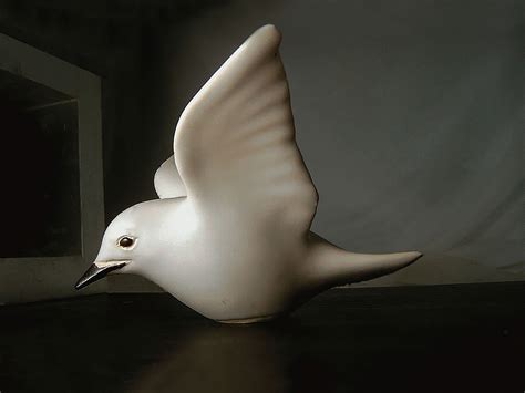 Ceramic Flying White Bird Andersen Design