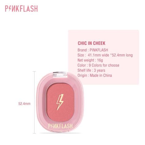 Pinkflash Pf F Chic In Cheek Single Blusher Focallure Pakistan