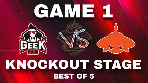 GAME1 GEEK FAM VS BURMESE GHOULS M5 KNOCKOUT STAGE DAY 2 YouTube