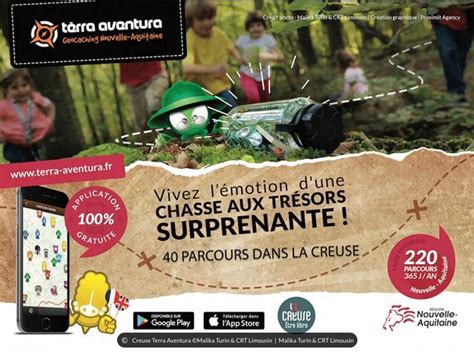 Terra Aventura Géocaching Gîtes en rondins de Vassivière Les Fustes