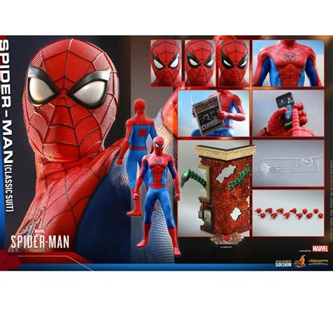 Figura Hot Toys Marvel Spider Man Classic Suit Coheto Tienda En L Nea