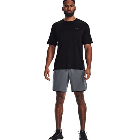 Under Armour Mens HIIT Woven 8 Shorts Grey Loofes Clothing