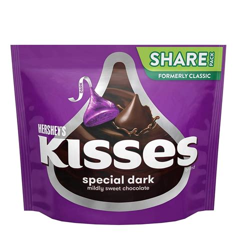 HERSHEYS SPECIAL DARK KISSES, Dark Chocolate Candy, 10 oz Bag - Walmart ...