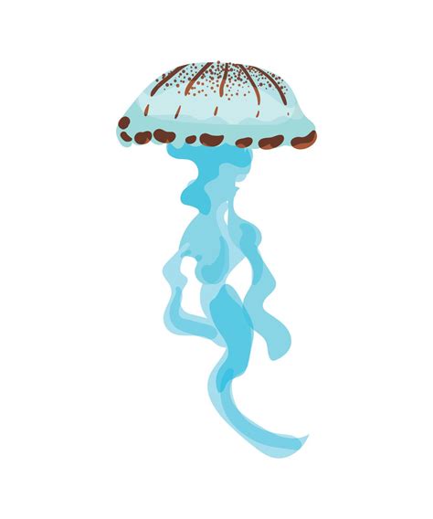 Vector illustration of Jellyfish 19022460 Vector Art at Vecteezy