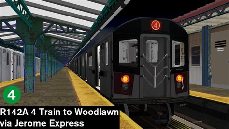 Openbve Full Trip R A Train To Woodlawn Jerome Avenue Via Jerome