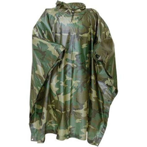 Us Military Ponchowet Weather Woodland 8405 01 100 0976 Military Surplus And Tactical Gear