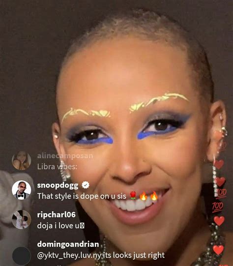 Doja Cat Shaved Her Eyebrows Off On Instagram Live Bollywood Fever