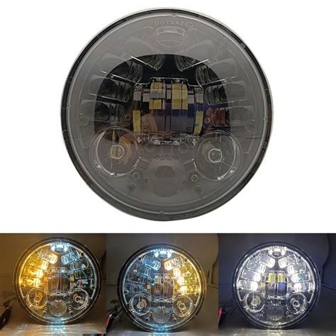 تولید کنندگان چراغ جلو Led موتور سیکلت گرد سفارشی چین